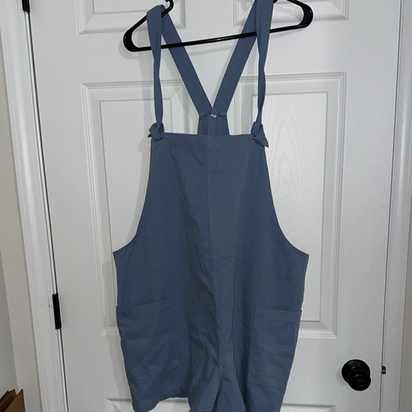 Blue Overalls with Pockets - Picture 1 of 5
